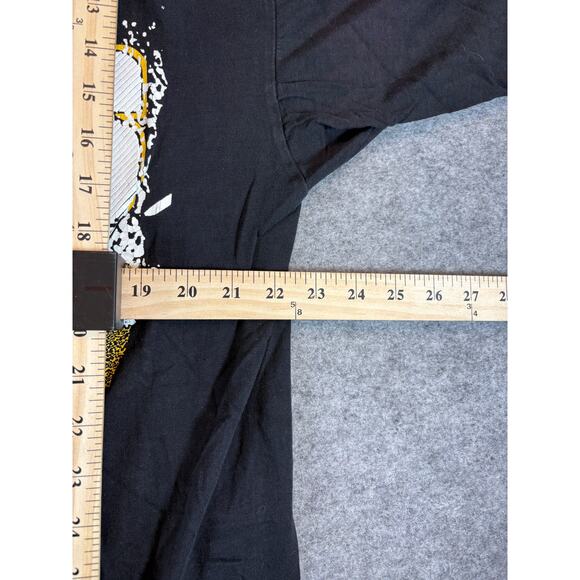 Vintage 90s Pittsburgh Penguins T Shirt Mens L Magic Johnson Ts AOP Big Logo Tee - Picture 3 of 5